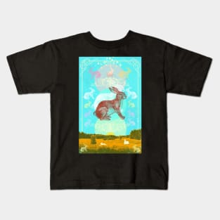 RABBIT NATION Kids T-Shirt